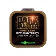 KORDA DARK MATTER TUNGSTEN COATED BRAID BROWN 10M