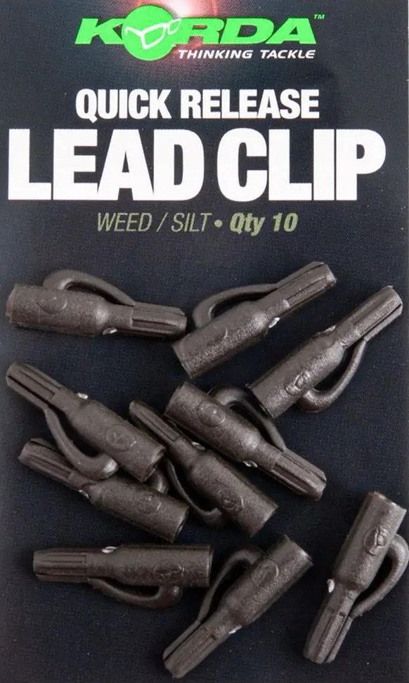 KORDA QUICK RELEASE LEAD CLIPS WEED