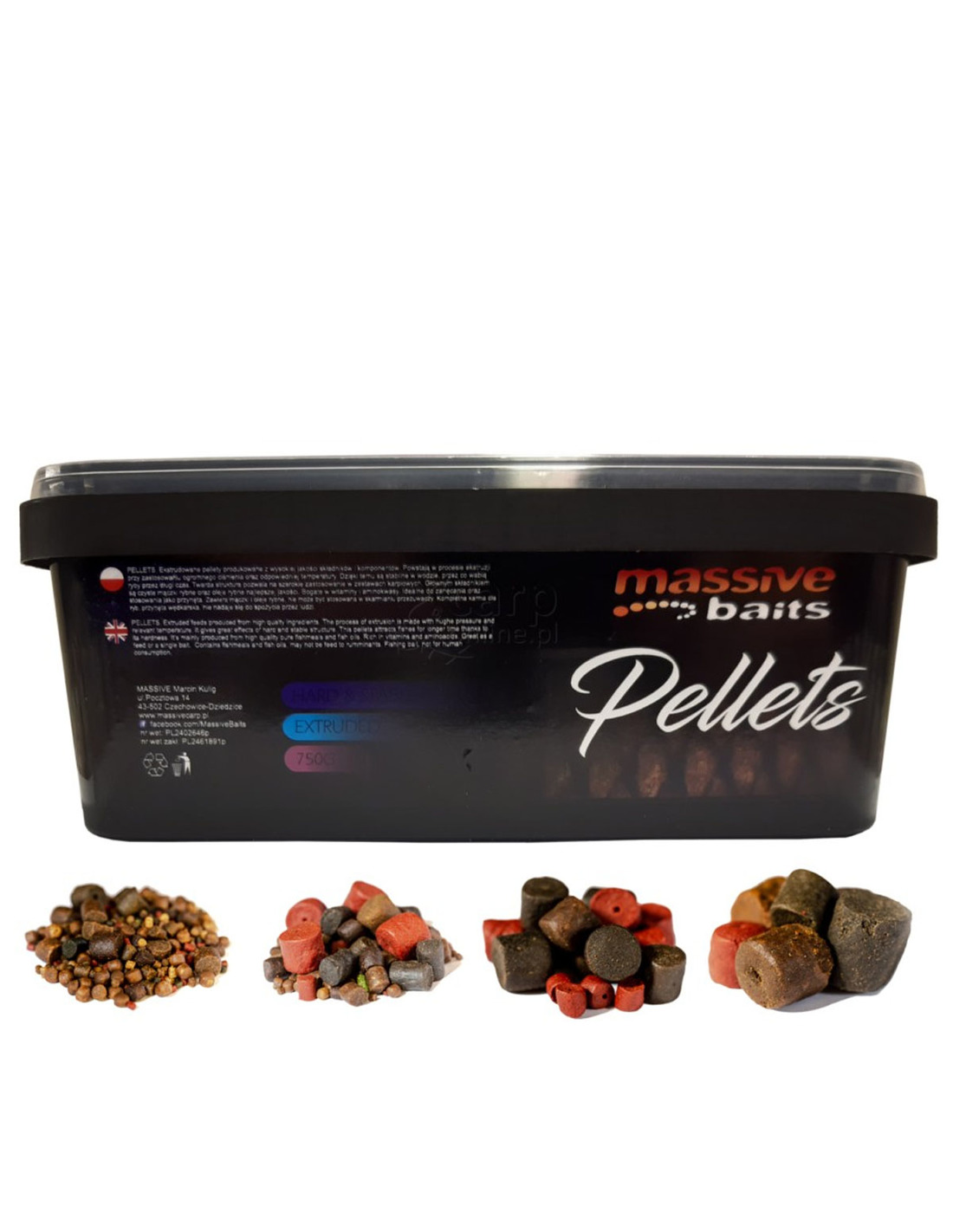 MICRO MIXED PELLETS XS 1,5-3 MM 750GR MASSIVE BAITS