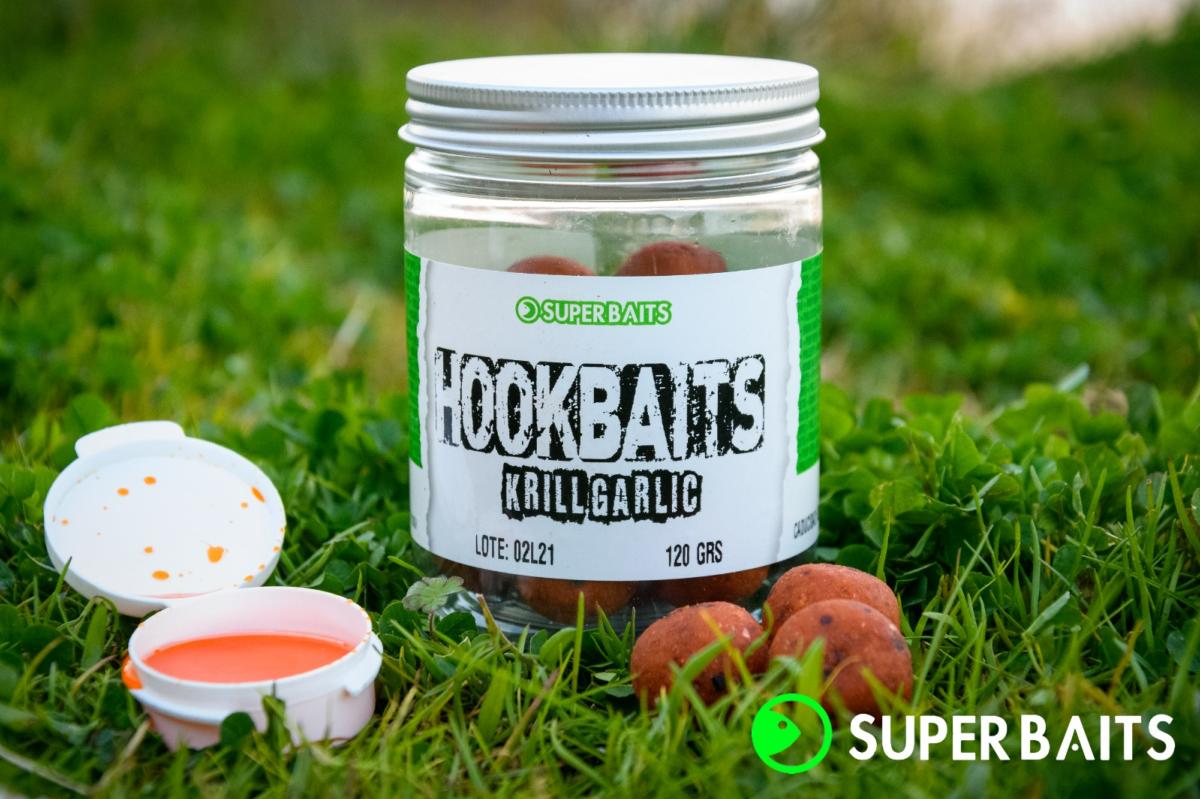 HOOKBAITS KRILL GARLIC 20 MM SUPERBAITS