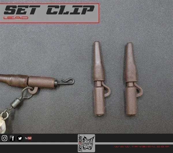 TRYBION SET CLIP PLOMO MARRN