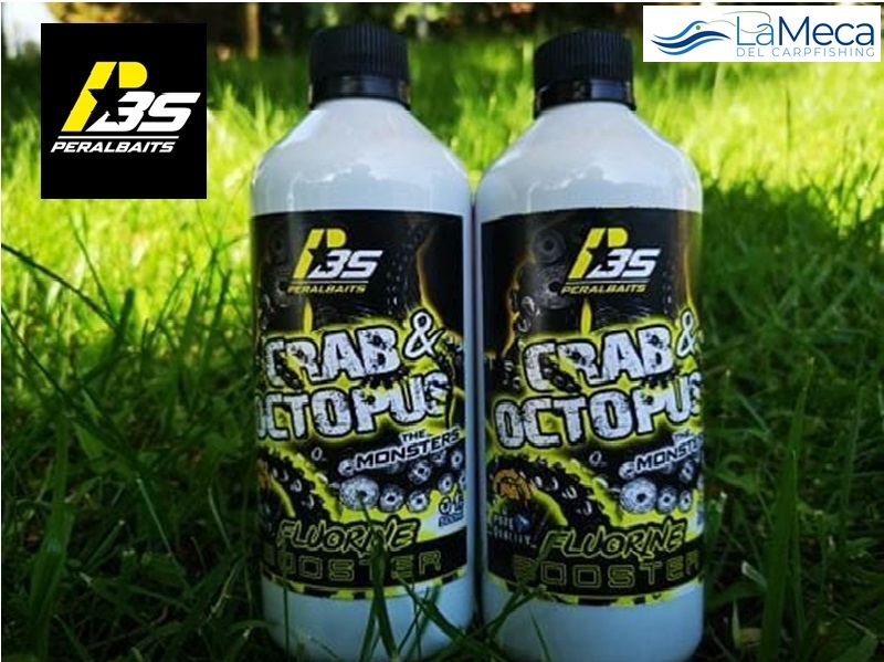 BOOSTER FLUORINE CRAB & OCTOPUS PERALBAITS 500 ML