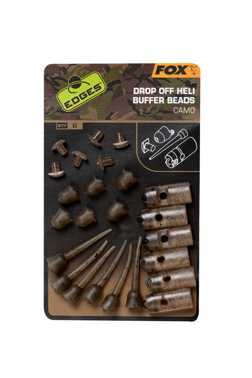 EDGES CAMO DROP OFF HELI BUFFER BEADS KIT 6 UDS