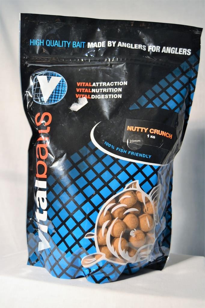 VITALBAITS BOILIE NUTTY CRUNCH 18 MM 1 KG
