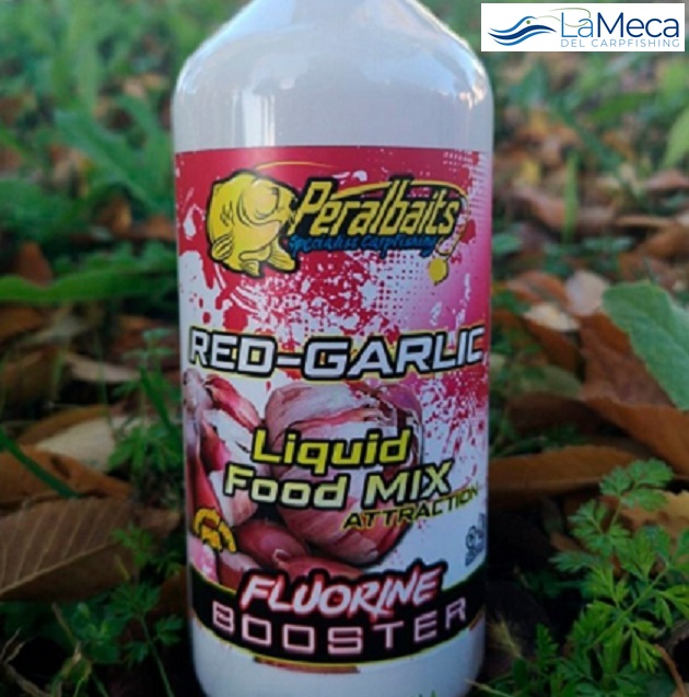BOOSTER FLUORINE RED GARLIC PERALBAITS 500 ML