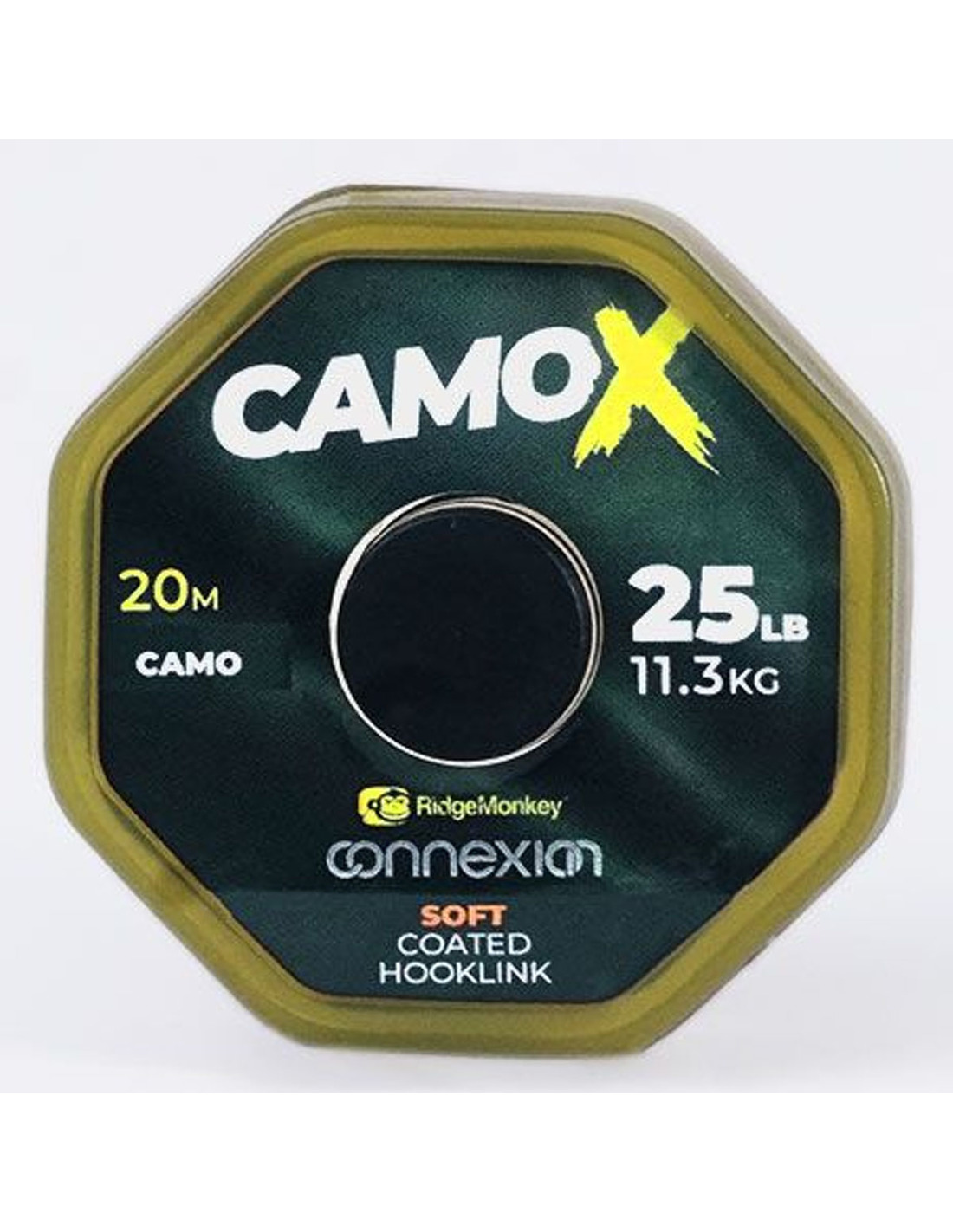 RIDGEMONKEY CONNEXION CAMOX SOFT COATED HOOKLINK 25 LB