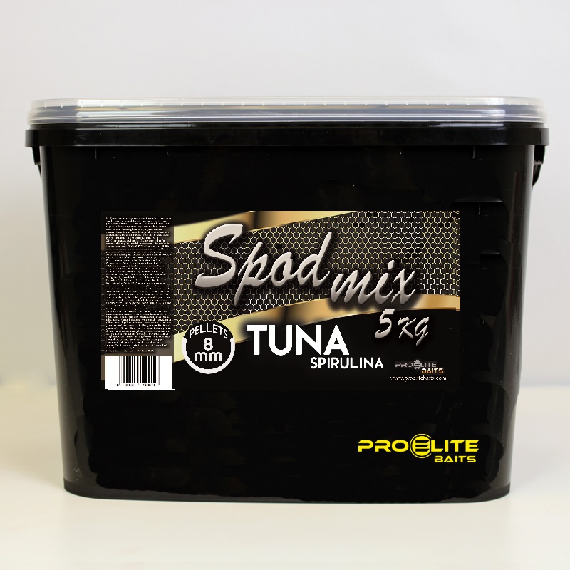 SPOD MIX PELLETS GOLD TUNA SPIRULINA 5KGS PRO ELITE