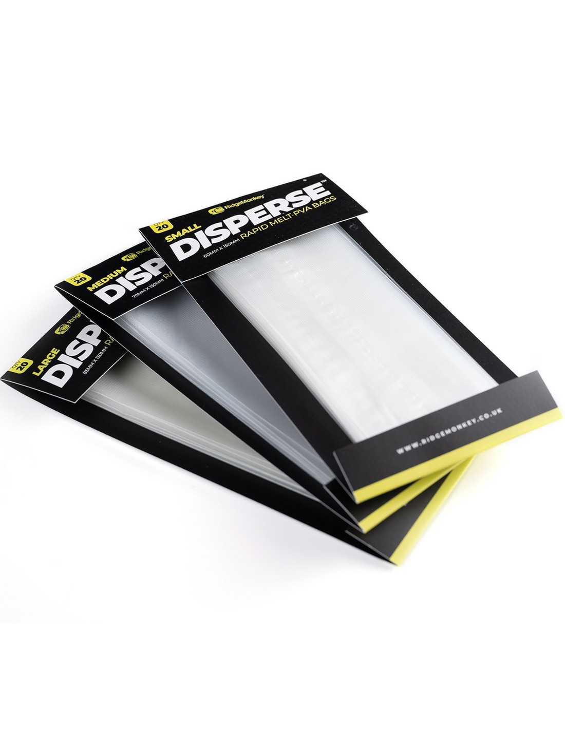 RIDGEMONKEY DISPERSE PVA BAGS SMALL 60MM X 150MM
