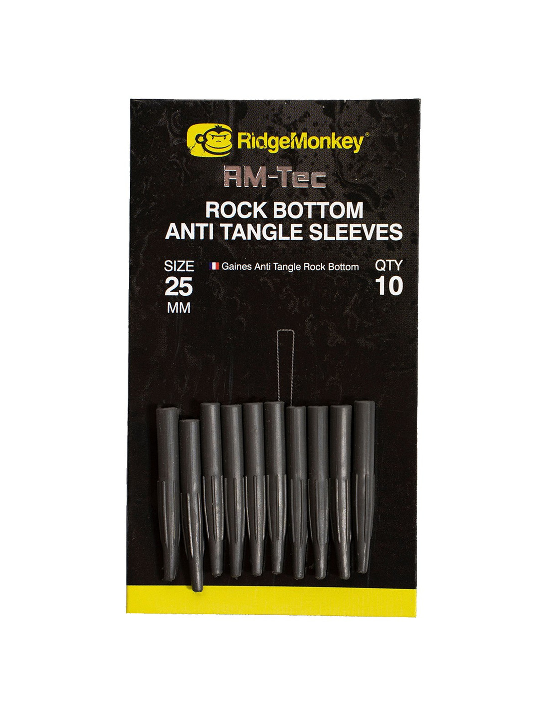 RIDGEMONKEY ROCK BOTTOM TUNGSTEN ANTI TANGLE SLEEVES 25 MM SHORT