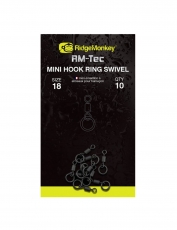 RIDGEMONKEY CONNEXION MINI HOOK RING SWIVEL SIZE 18