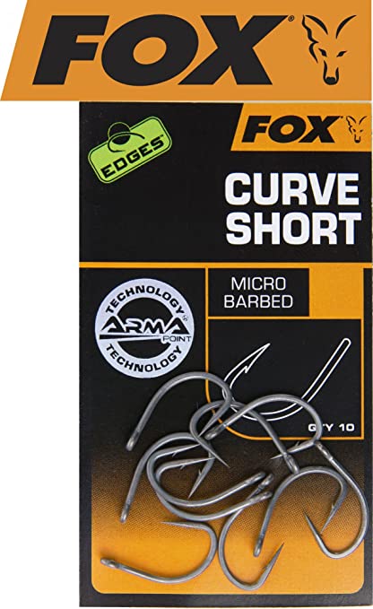 ANZUELO FOX CURVE SHORT N2, N4, N5, N6 Y N8