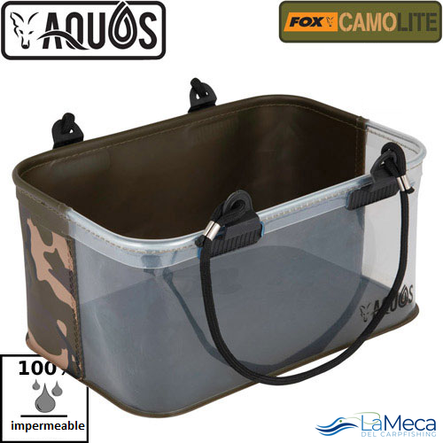 CUBO DE AGUA FOX AQUOS CAMOLITE WATER/RIG BUCKET