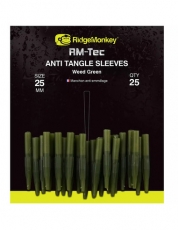 RIDGEMONKEY RM TEC ANTI TANGLE SLEEVES WEED GREEN SHORT