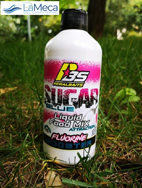 BOOSTER FLUORINE SUGAR BLUE PERALBAITS 500 ML