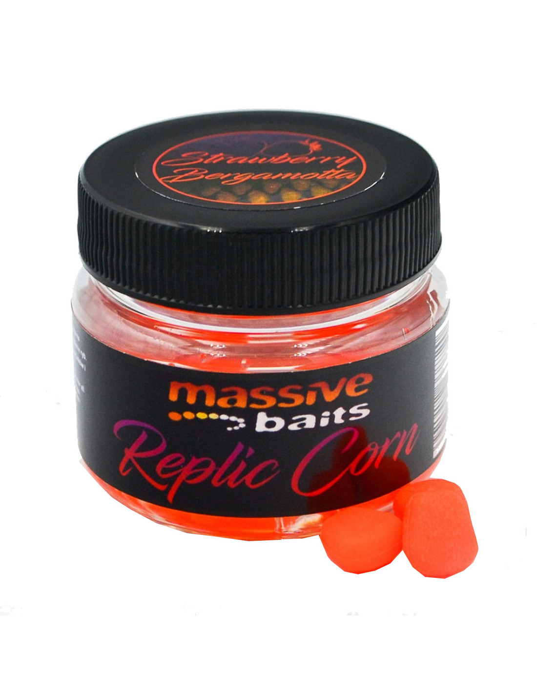 REPLIC CORN STRAWBERRY BERGAMOTTA (NARANJA) MASSIVE BAITS